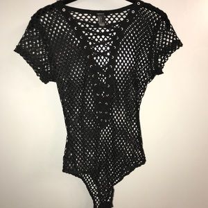 Mesh Forever 21 Bodysuit